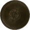 Ekena Millwork Nexus Ceiling Medallion (Fits Canopies up to 2 3/4"), Hand-Painted Green Gold, 30"OD x 1 1/4"P CM30NEGGS - alternate 1